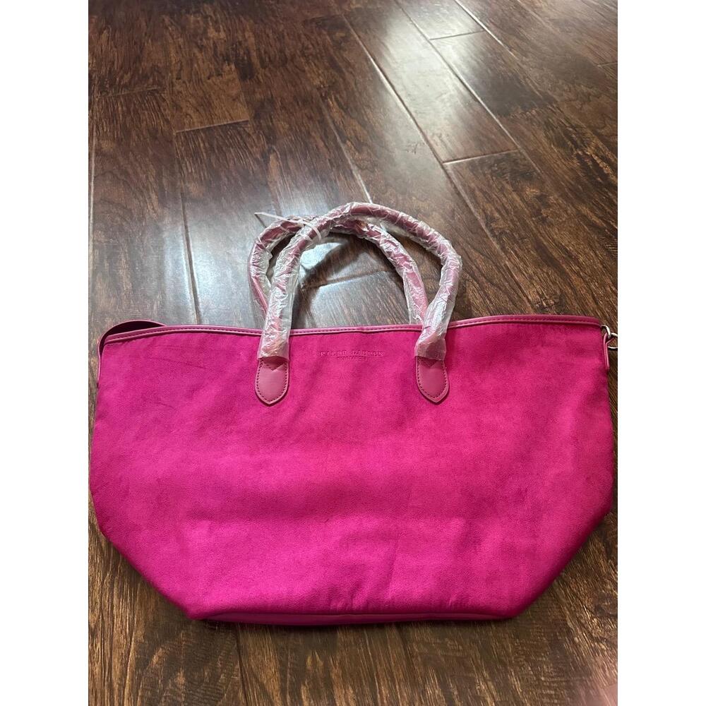 Pink Oversized Tote Bag - Casual Women’s Shoulder Bag